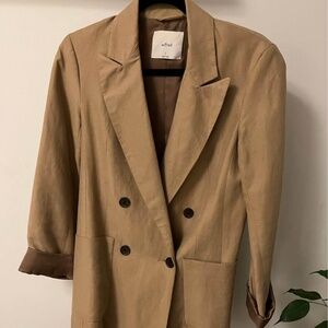 Aritzia linen blazer